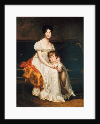 Portrait of a lady, said to be Louise Catherine Eleonore de la Plaigne, 1814 by Pierre-Paul Prud'hon