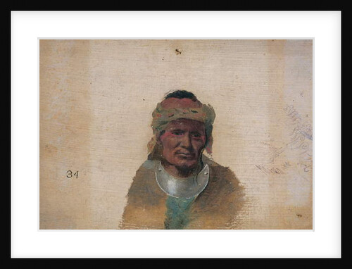 Unidentified Indian man by John Mix Stanley