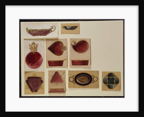 Collection of dish designs, House of Carl Faberge by Carl (firm of) Fabergé