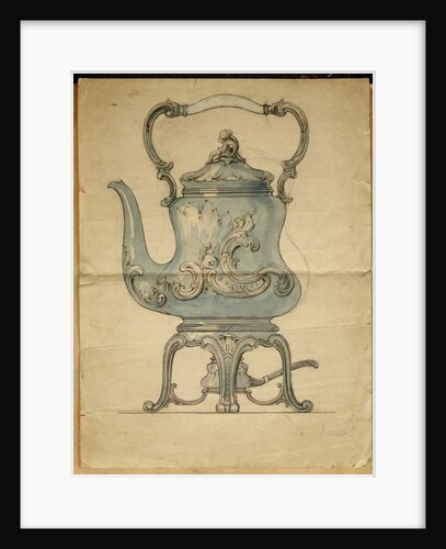 A shaped silver kettle and stand, House of Carl Faberge by Carl (firm of) Fabergé