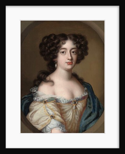 Portrait of a lady traditionally identified as Ortensia Mancini by Jacob Ferdinand Voet