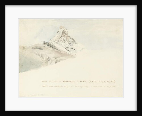 The Matterhorn, Switzerland by John Ruskin