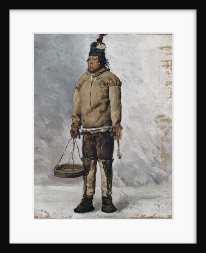 An Eskimo by Francois Auguste Biard