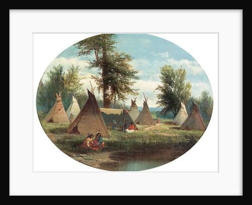Assiniboin Camp by John Mix Stanley
