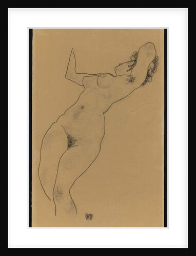 Reclining nude, 1918 by Egon Schiele