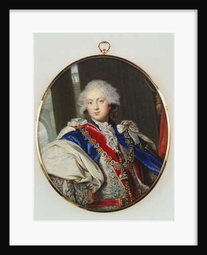 H.R.H. Frederick, Duke Of York, Three Quarter Length, Full Face, Wearing The Regalia Of The Order Of The Garter by William Grimaldi