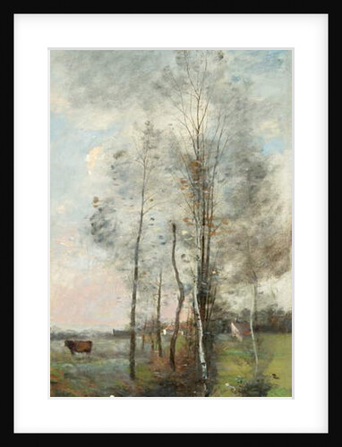 Copse of Alder and Birch, 1865-70 by Jean Baptiste Camille Corot