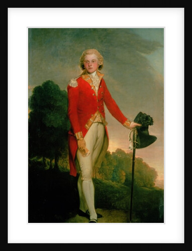 Portrait of Aubrey, Earl of Burford, wearing the uniform of a Captain in the 34th foot by Lemuel Francis Abbott