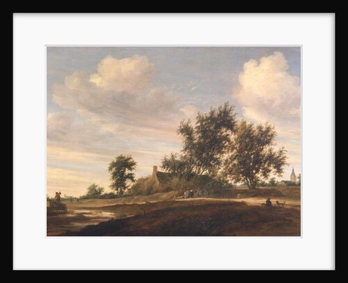 Extensive wooded landscape by Salomon van Ruisdael or Ruysdael