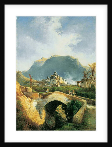 Capri, Ponte di Tiberio by Consalvo Carelli