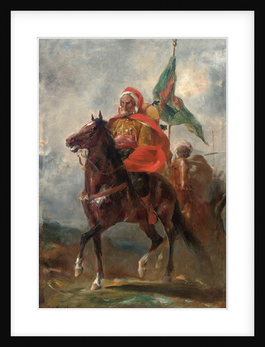 An Orientalist chieftain on horseback, 1863 by Eugene Fromentin