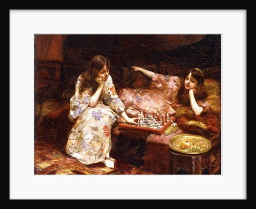 Repose - A Game of Chess, by Henry Siddons Mowbray