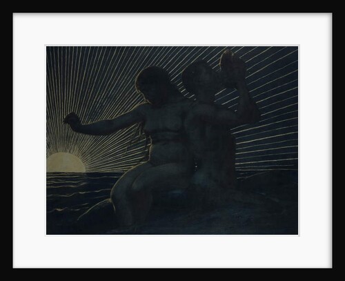 Triton pair, 1892 by Hans Thoma