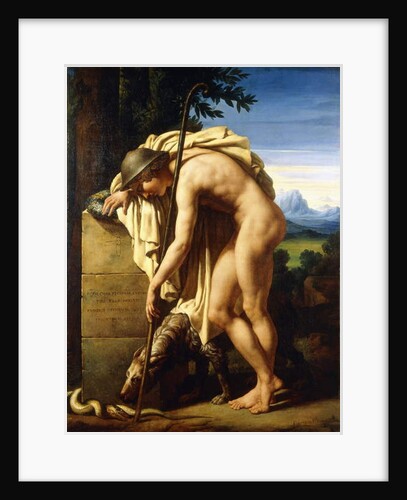 A Shepherd Weeping on a Tomb Erected to a Gnat, 1808 by Felix Boisselier