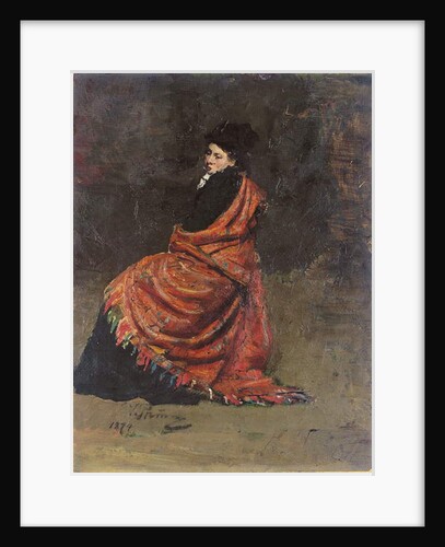 Study for 'A Parisian Cafe': A Woman Seated, 1874 by Ilya Efimovich Repin