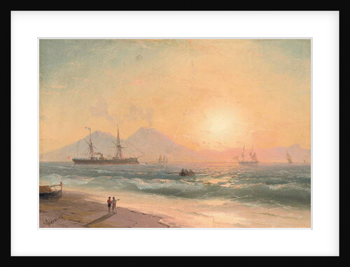 Watching Ships at Sunset by Ivan Konstantinovich Aivazovsky