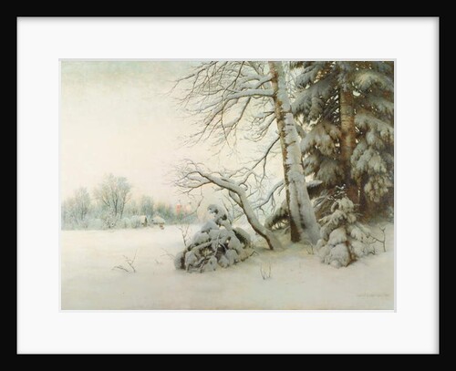 A Winter Morning, 1901 by Gavril Pavlovich Kondratenko