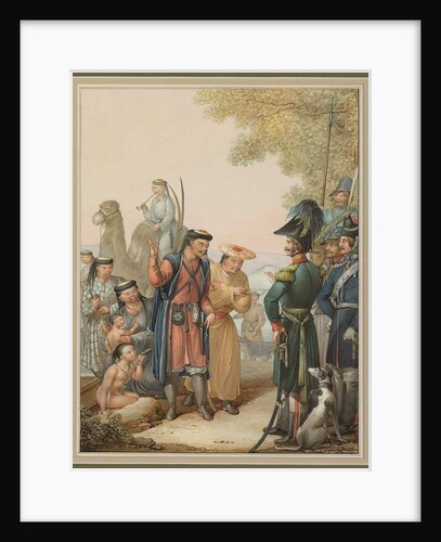 Cossacks and Kalmyks, by Georg Emanuel Opitz