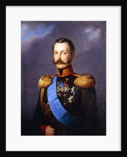 Portrait of Tsar Alexander II by Paul Antonovich (1823-1913) Rizzoni