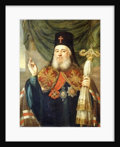 Portrait of Platon, Metropolitan of Moscow and Kolomna by Vladimir Lukich Borovikovsky
