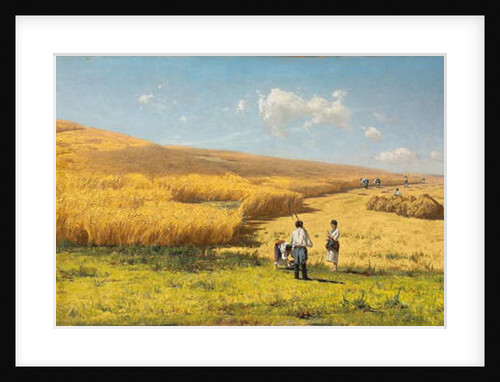 Harvest in the Ukraine, 1880 by Vladimir Orlovsky