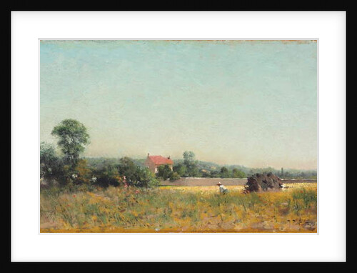In the Fields, France, 1882 by Ivan Pokitonov