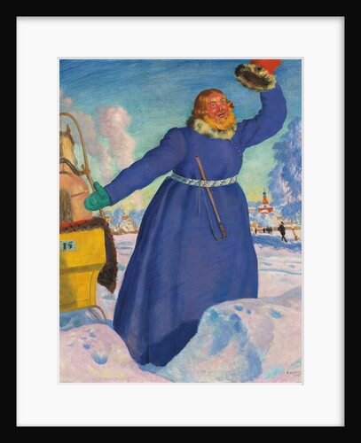 The Coachman, 1923 by Boris Mikhailovich Kustodiev