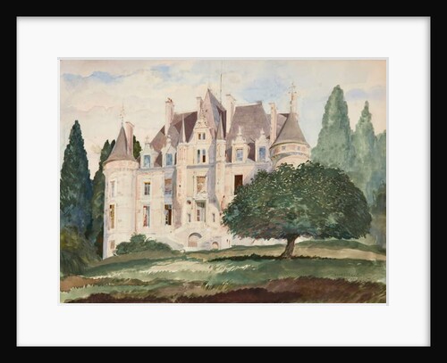 Chateau de la Roche Bagnoles, Normandy, 1935 by Sergei Vasil'evich Chekhonin
