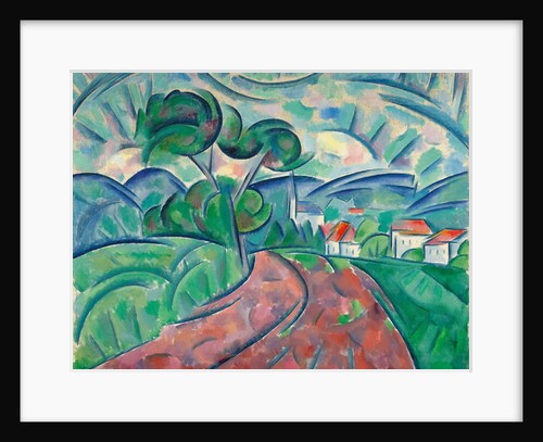 The Road to the Village; La route au village, c.1908-1912 by Daniel Vladimir Baranoff-Rossine