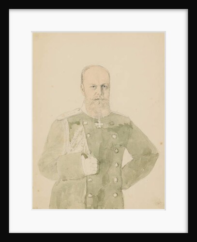 Portrait of Emperor Alexander III by Mihaly von Zichy