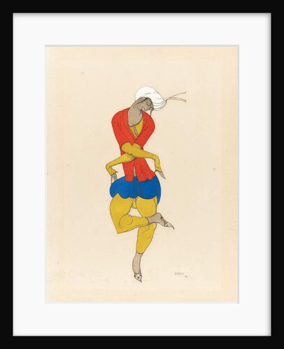 Maria Kuznetsova, costume design for 'L'Adoration', 1922 by Leon Bakst