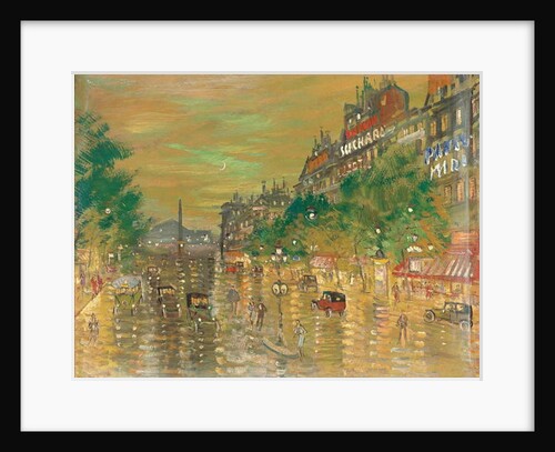 Rue Royale, Paris, by Konstantin Alekseevich Korovin