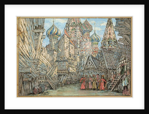 Set design for Act I of the opera 'Khovanshchina', by Konstantin Alekseevich Korovin