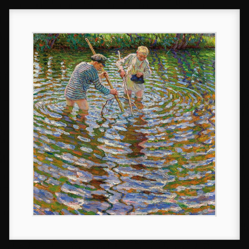 Young Boys Fishing for Crayfish, by Nikolai Petrovich Bogdanov-Belsky
