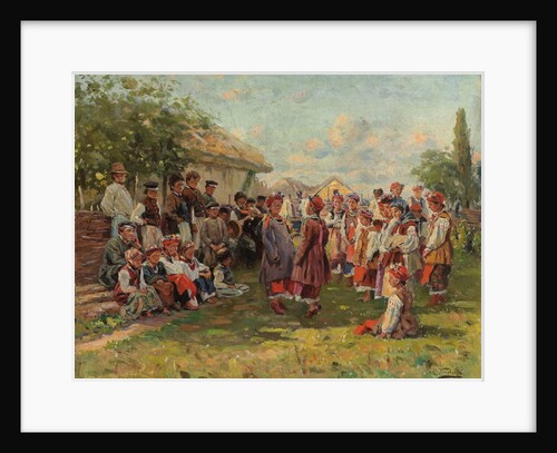Festival in a Ukrainian Village, c. 1882-1917 by Vladimir Egorovic Makovsky