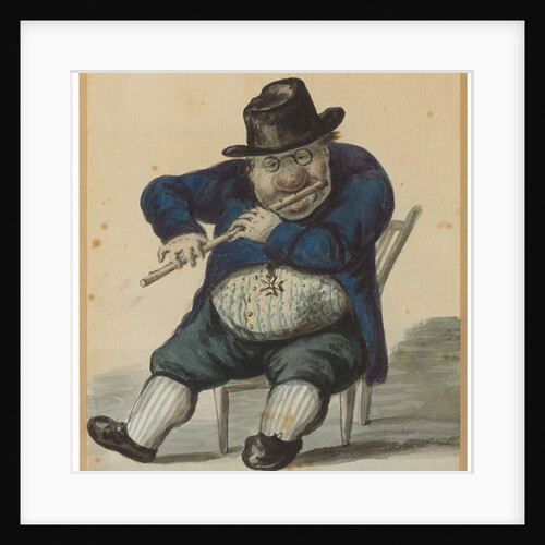 Giacomo Quarenghi, Wearing the Order of the Knights of Malta and Playing the Flute, by Alexander (1777-1832) Orlowski