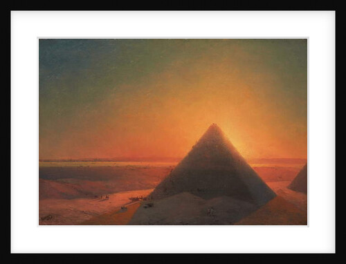 The Great Pyramid at Giza, 1878 by Ivan Konstantinovich Aivazovsky