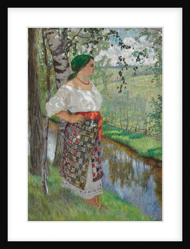 Peasant Woman by a Brook, 1912 by Nikolai Petrovich Bogdanov-Belsky