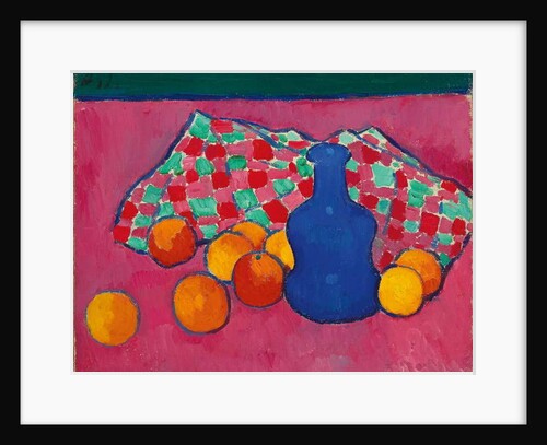Blue Vase with Oranges, 1907 by Alexej von Jawlensky