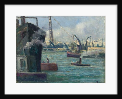 Rouen Port, by Maximilien Luce