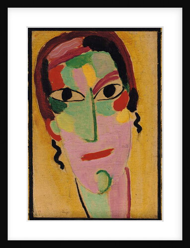 Mystical Head: Completely Awake, c. 1917 by Alexej von Jawlensky