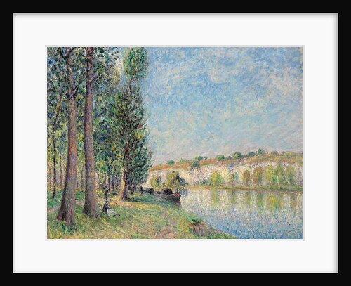 The Loing at Moret; Le Loing a Moret, 1885 by Alfred Sisley