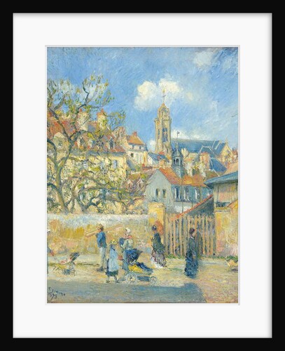 Le Parc aux Charrettes, Pontoise, 1878 by Camille Pissarro