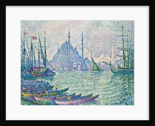 The Minarets at the Golden Horn; La Corne d'Or, les Minarets, 1907 by Paul Signac