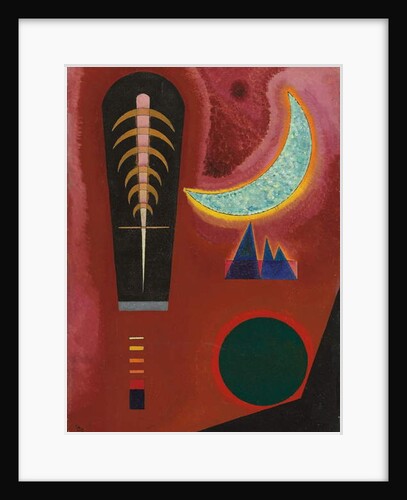 Loosely in Red; Loses im Rot, 1925 by Wassily Kandinsky