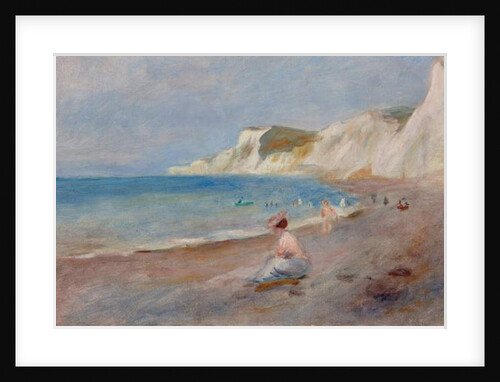 Varengeville Beach; La Plage de Varengeville, c. 1880 by Pierre Auguste Renoir