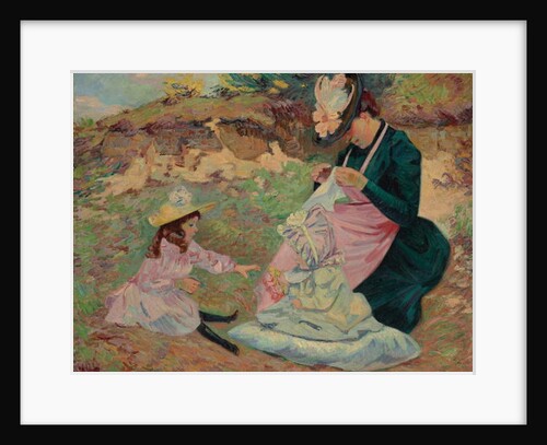 Madame Guillaumin and Her Daughters; Madame Guillaumin et Ses Filles, c.1892 by Jean Baptiste Armand Guillaumin