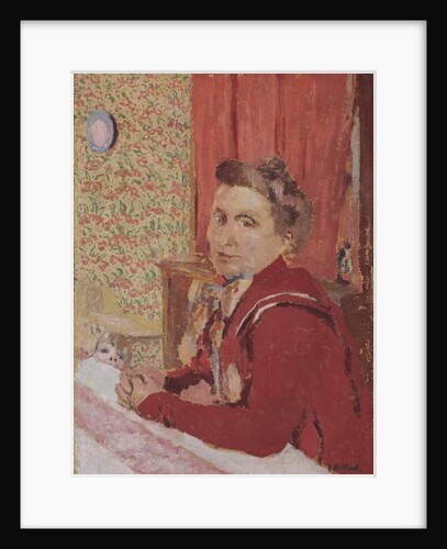 Madame Roussel in Reddish-brown Bathrobe; Madame Roussel en peignoir brun rouge, 1901 by Edouard Vuillard