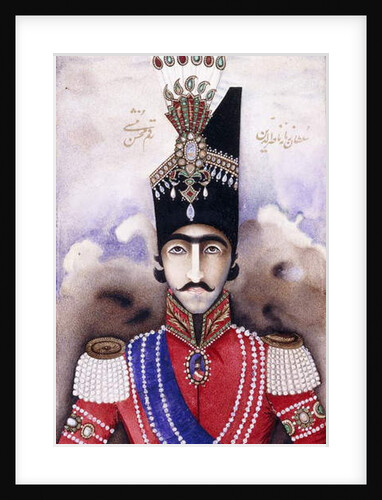 Portrait of Nasir-ud-Din Shah Qajar, c.1845-1850 by Persian School