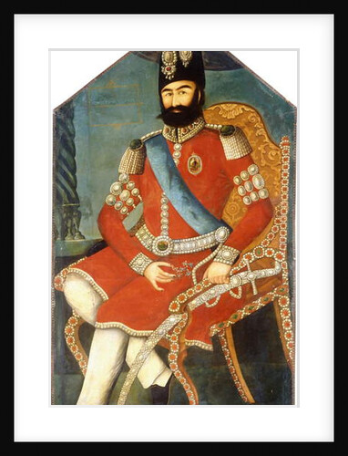 Portrait of Muhammad Shah, c. 1850 by Persian School